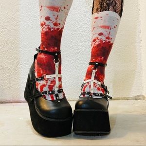 Demonia Kera-09 Platform Mary Janes